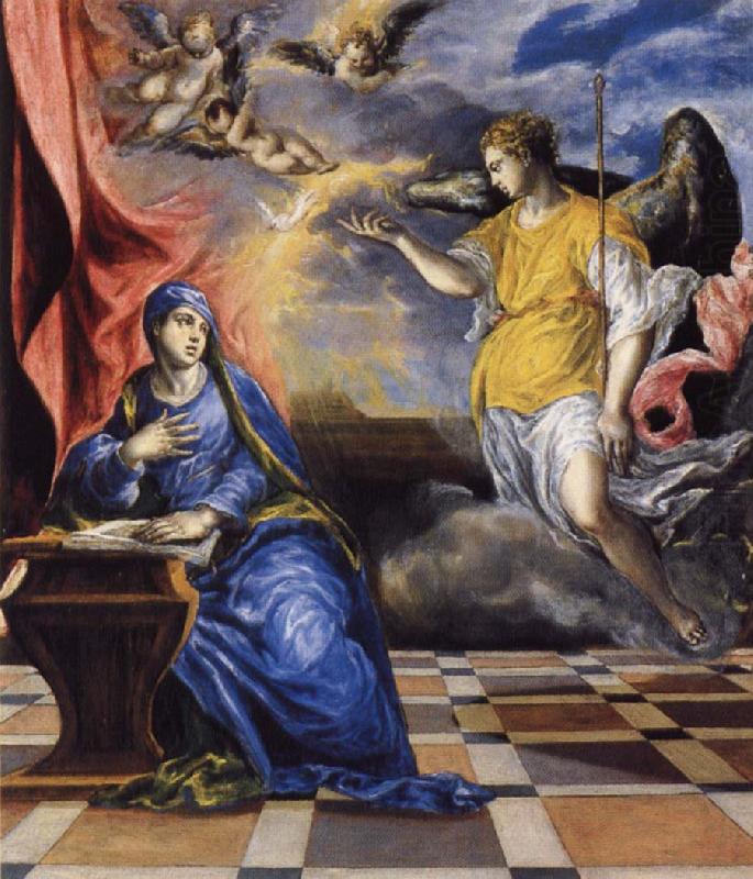 The Annuciation, El Greco